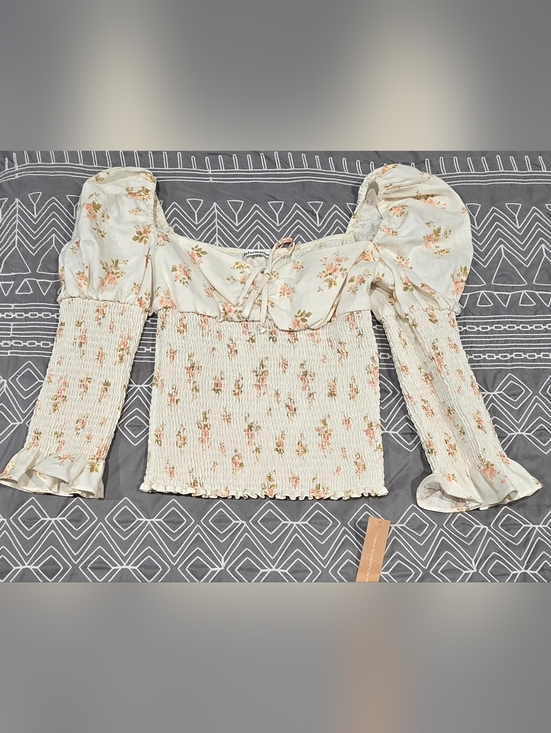 Reformation Tops - Reformation Floral Linen Haven Top Size Small